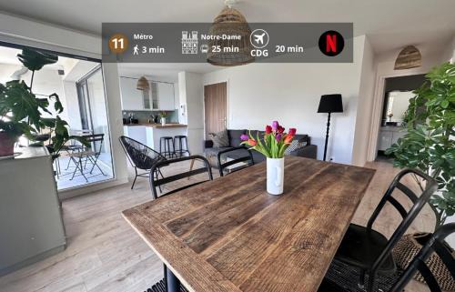 Romainville Apartment | Tranquil Retreat: Neuf-Lumineux, 18 Min from Paris
