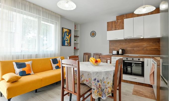 Hristo Botev Apartment | New 2 BR Modern Escape/Free Parking/Minutes to Varna beach