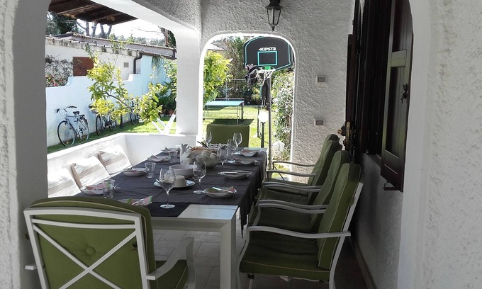 San Felice Circeo Villa | Tranquil 2-Level House Close to Services and Ocean Views