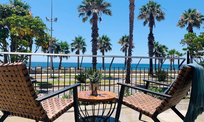 La Caleta Apartment | (NEW 2022) LA MALAGUETA BEACH FRONT LUXURY SUITE WITH PARKING AND SEA VIEWS