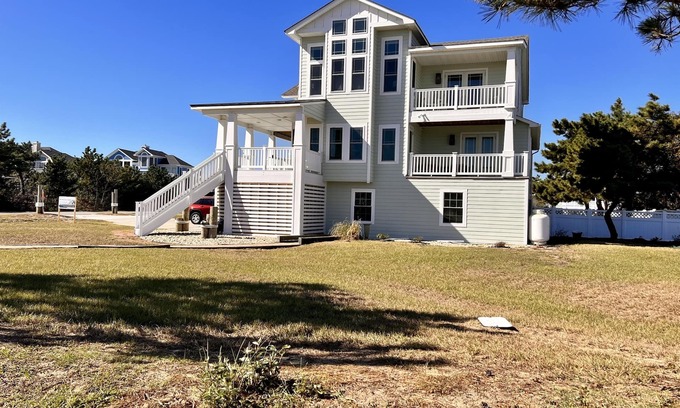 Whalehead Beach Condo | Beachfront Retreat: Ocean Views, Pool & Hot Tub Await