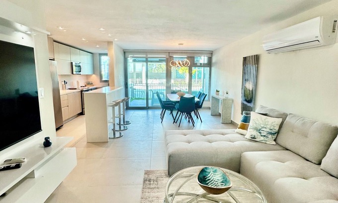 Isla Verde Apartment | Inviting Garden Apartment at Solemare Resort with Pools