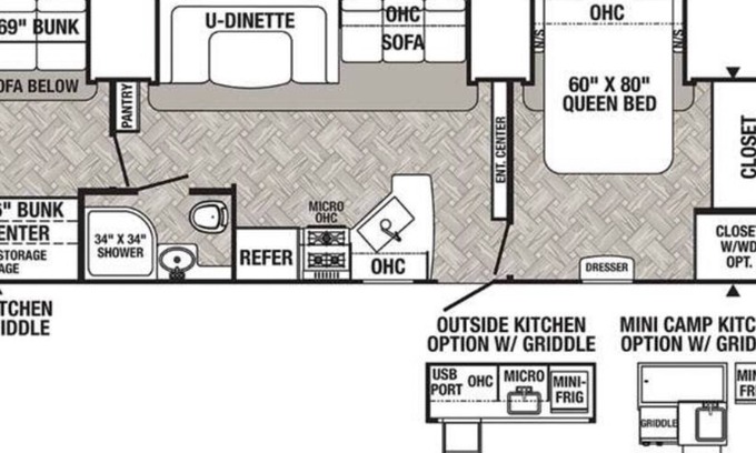 Seaboard Industrial House | Exciting 2 Bedroom Disney Camper for Your Adventure!