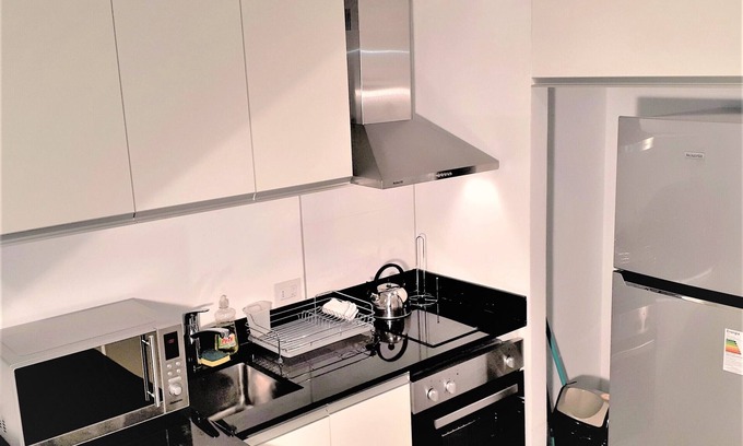 Pocitos Apartment | New Apartment Steps from Pocitos Beach and Shopping