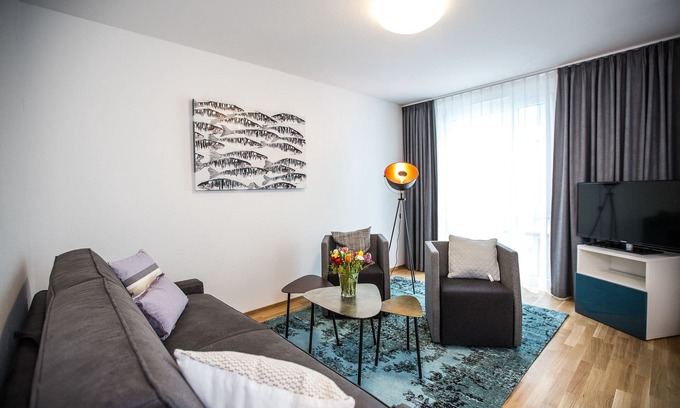 Fischbach Apartment | Oceanfront Apartment "Säntis" with Pool & Breakfast Included