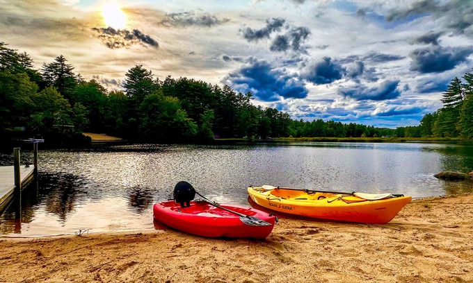 Wakefield House | NEW Beautiful Lakefront Home on Belleau Lake! 500ft of Waterfront!