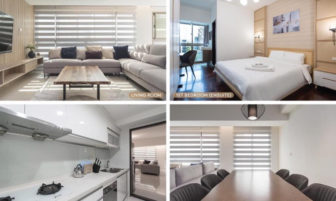 Daan Apartment | Modern 3B2b Home Steps from Daan Park MRT Station