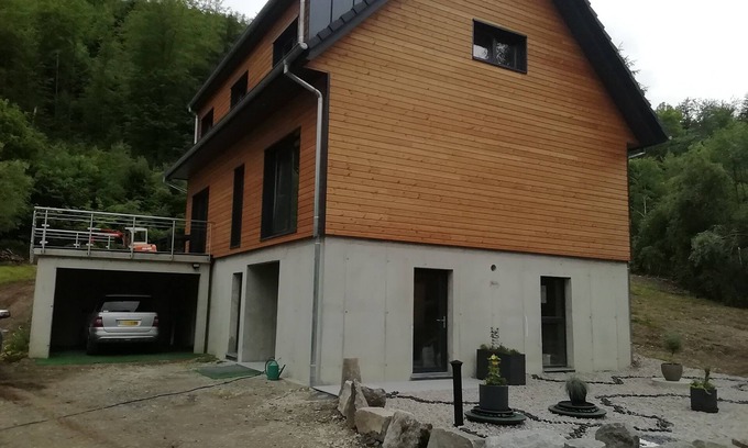 Husseren-Wesserling House | Relaxing Spa Chalet with Ocean View for 9 Guests