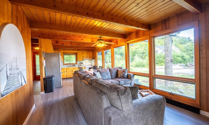 West Alton House | Inviting Chalet with Breathtaking Lake Winni Views