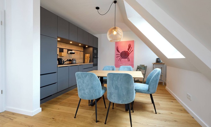 Langeoog Apartment | NEW Child-friendly apartment with balcony and playroom For rent from June 2025