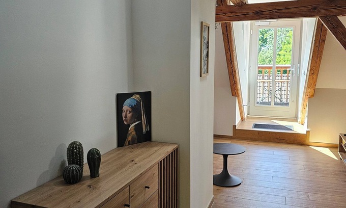 Windach Apartment | New, cozy vacation apartment in the attic with sleeping gallery, near Ammersee