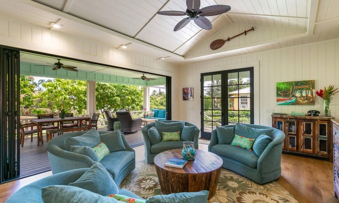 Poipu Cottage | Exceptional Oceanfront Cottage at Poipu Beach, Koloa HI
