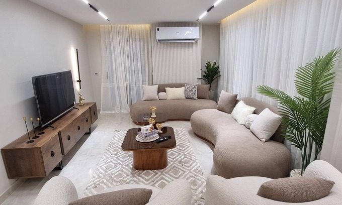Monshat Nasr Apartment | New Furnished VIP 3BR Appt, near Genaina Mall, Nasr City, Cairo, in New Tower