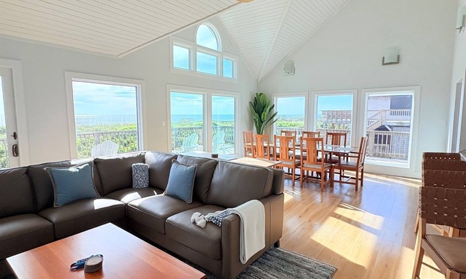 Colington House | ð¥New for 2025ð¥Oceanfront Sanderling! Game Room! Dog Friendly! Community Pool!