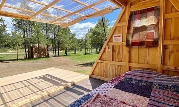 Custer Cabin | Stargazer A-Frames: Oceanfront Glamping Experience Awaits
