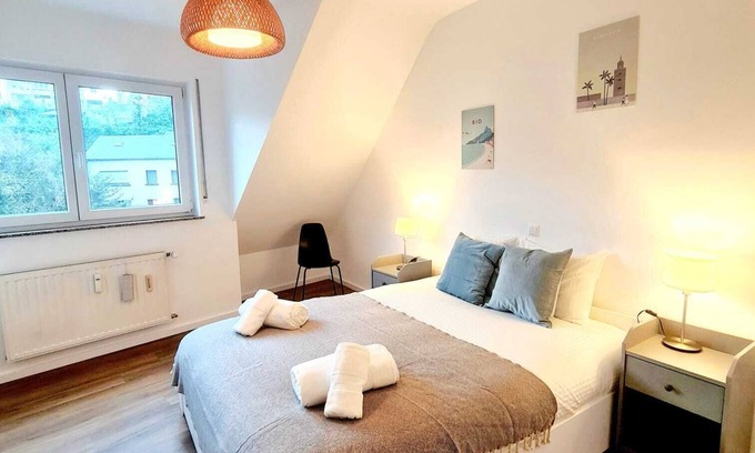 South Bonnevoie Apartment | Spacious 2-Bedroom Retreat with Parking and Breakfast
