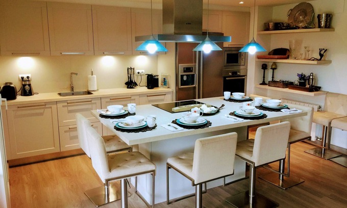 Calella de Palafrugell Condo | Spacious 2-Story Flat with Pool, Steps from the Beach