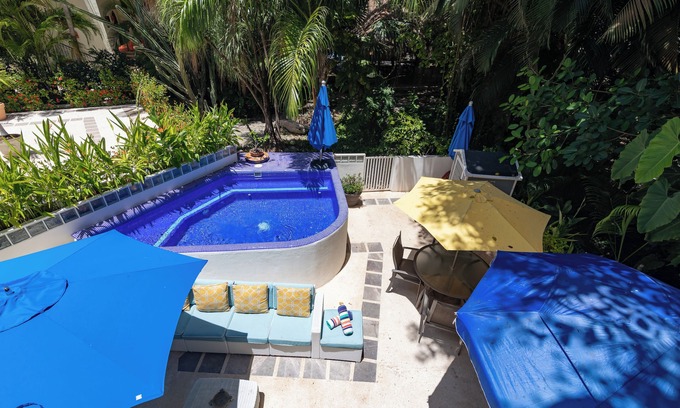 Playacar House | Indulge in Private Pools & Rooftop Deck Minutes from Beach