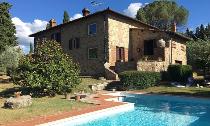 Greve in Chianti Villa | Discover Chianti: Impruneta Villa with Pool & Fantastic Garden