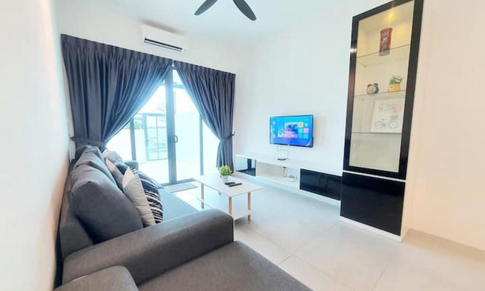 Central Seberang Perai Apartment | Modern 3-Room Suite for Families at Meritus Perai