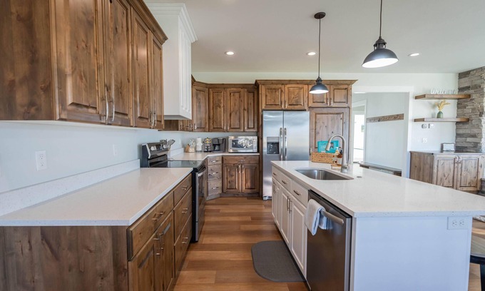 Irwin House | Scenic Mountain Retreat with Private Hot Tub & Lake Views
