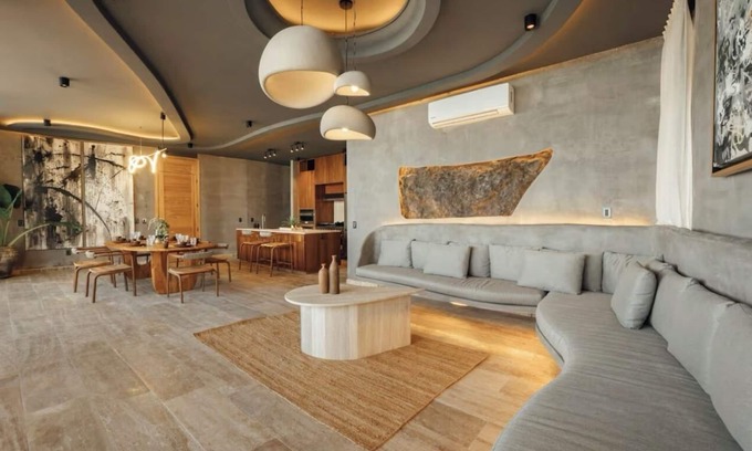 Ek Balam Village Condo | New Oceanfront - 3BDR Residence - Private Terrace