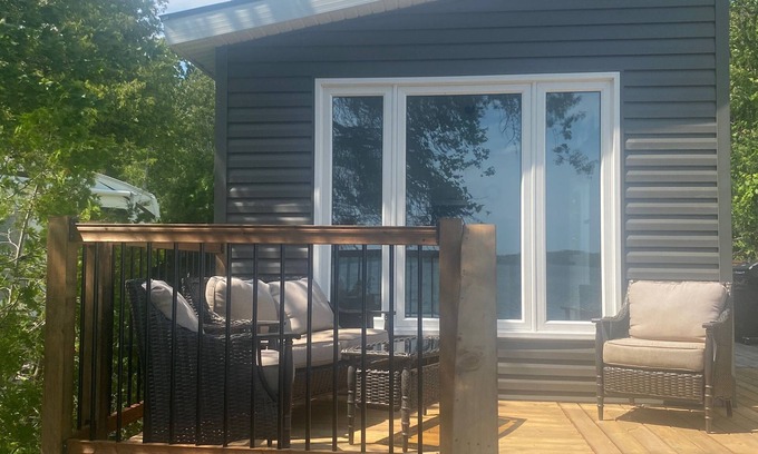 South Bruce Peninsula RV Rental | Waterfront Park Model Near Pool & Lake Views for Families