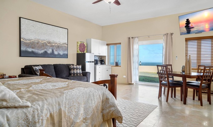 Estate Saint Peters Apartment | Elegant Ocean View King Studio with Pool in Christiansted