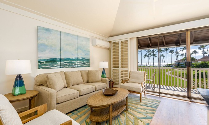 Poipu Condo | Oceanview Corner Unit: Guest Rated 10/10 with Pool & Spa