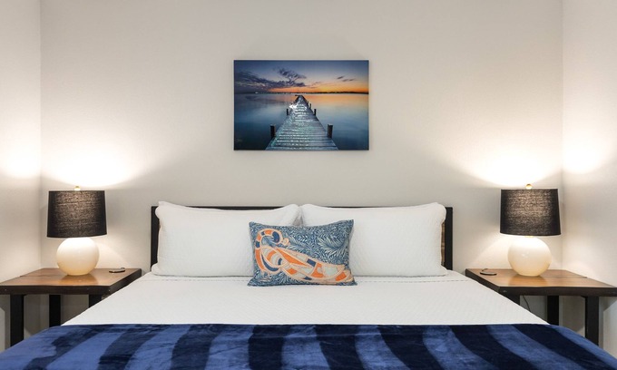 South Side House | Modern King Suite: Guest Rated 10/10 with Family-Friendly Perks