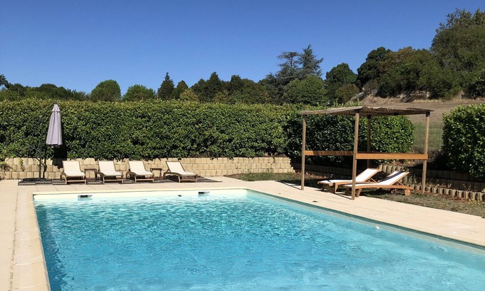 Forcalquier House | Renovated Cottage with Pool at Historic Old Mill