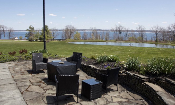 Town of Benton Ski Chalet | Discover Seneca Lake View Chalet: Pool, Spa & Pond Retreat
