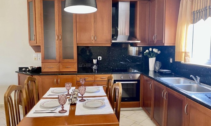 Sitia Apartment | Bright Apartment Steps from Beach with Ocean Views
