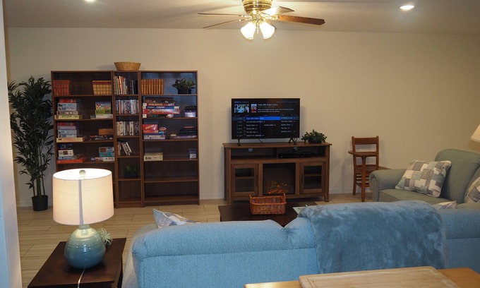 Benzonia Apartment | Charming Blessing Retreat: Cozy Christian Country Escape