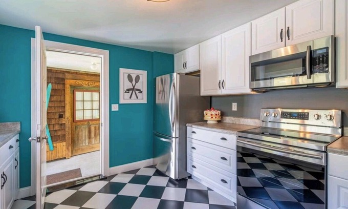 Saranac Lake House | Discover The Foundry Getaway: 2BR Ocean View Retreat