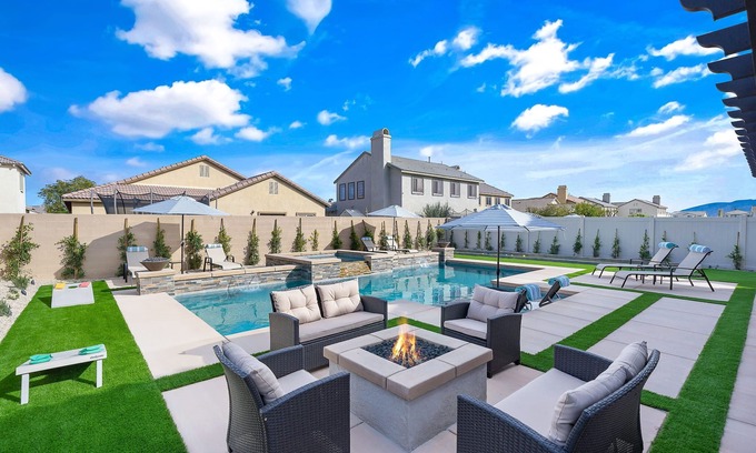 Coachella House | Ultimate Resort Pool Home with King Beds and Private Spa