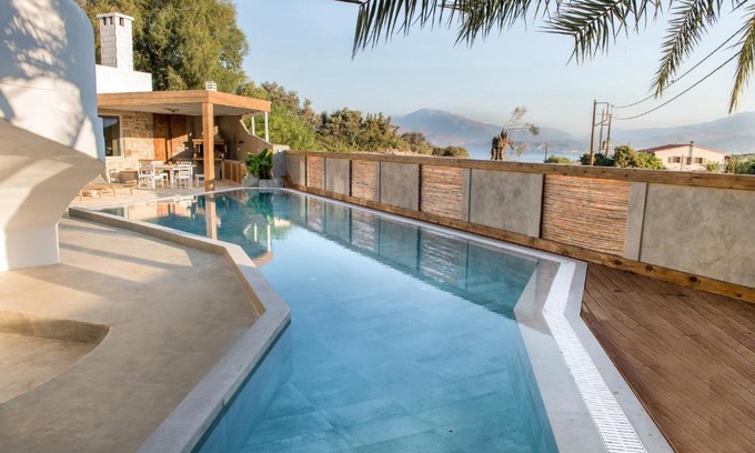 Faistos Villa | Experience New Villa Komos: Oceanfront Bliss in Crete