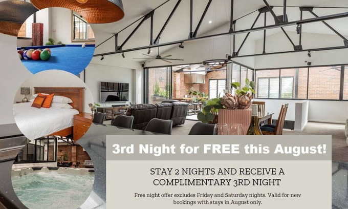 Newcastle West House | Newcastle Penthouse - Spa, Pool Table, City Center