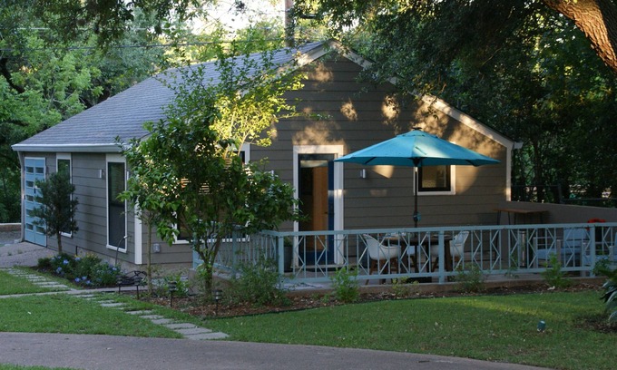 Allandale House | Chic Mid Century Modern Home with Gym in Central Austin