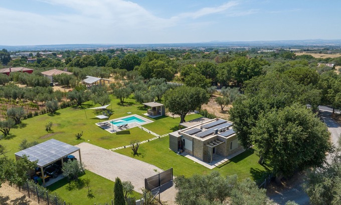 Viterbo House | Modern Villa with Pool, Minutes from Viterbo's Center