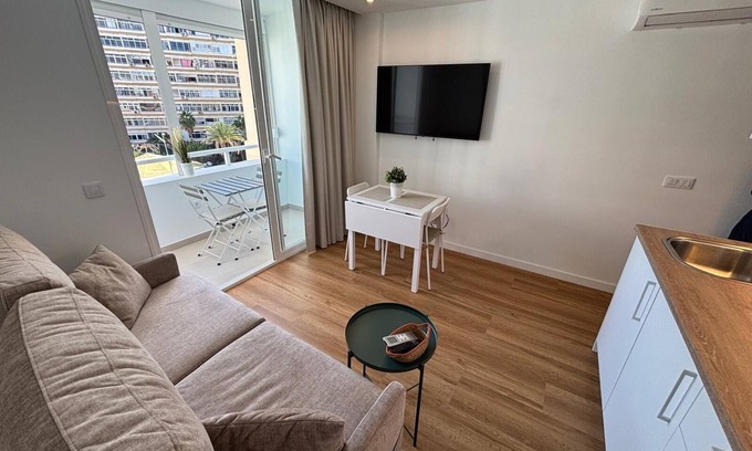 San Fernando Apartment | Newly renovated apartment with balcony, pool, and parking.