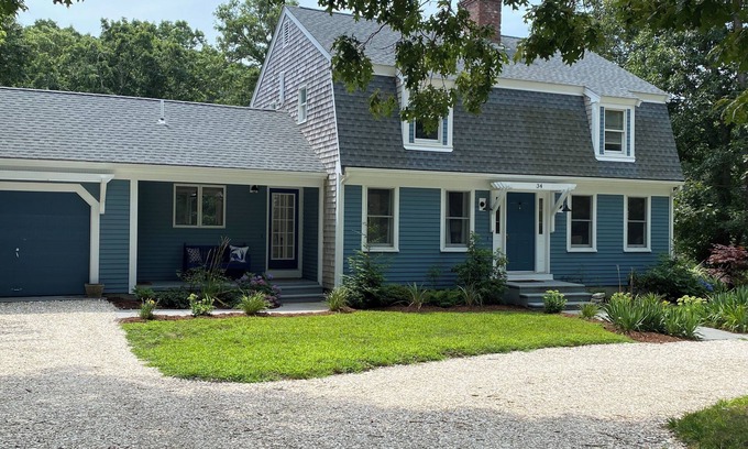 Harwich House | Inviting Family Retreat Steps from Cape Cod's Largest Lake