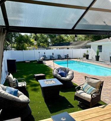 Sun Bay South House | Relaxing Backyard Oasis - South Tampa Pool Home Retreat