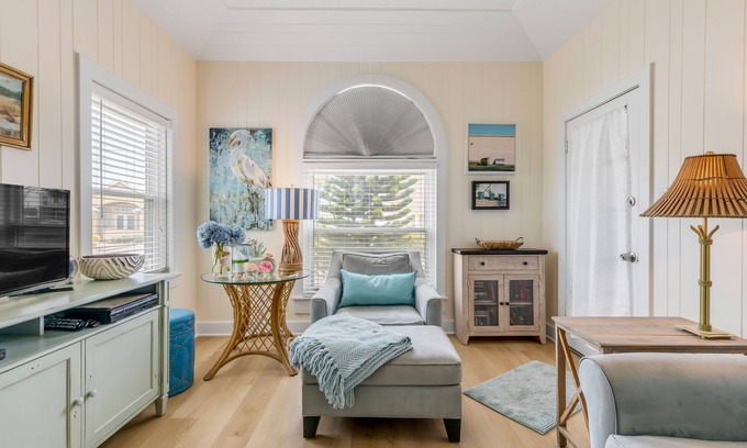 Boardwalk House | Renovated NSB Bungalow Steps from Beach and Flagler Ave