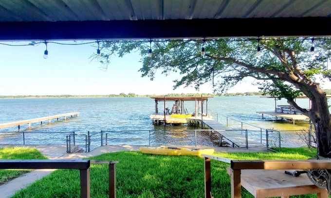 Granbury House | Newly Renovated Lakefront Getaway with Private Dock & Fun