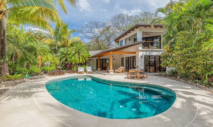 Playa Guiones Villa | Renovated Villa with Pool, Steps from the Beach and Spa