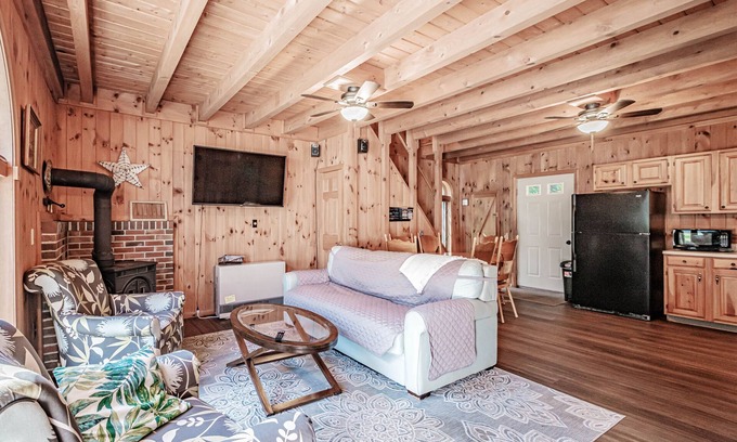 Sebago House | Updated 2-Story Home with Beach Access on Sebago Lake