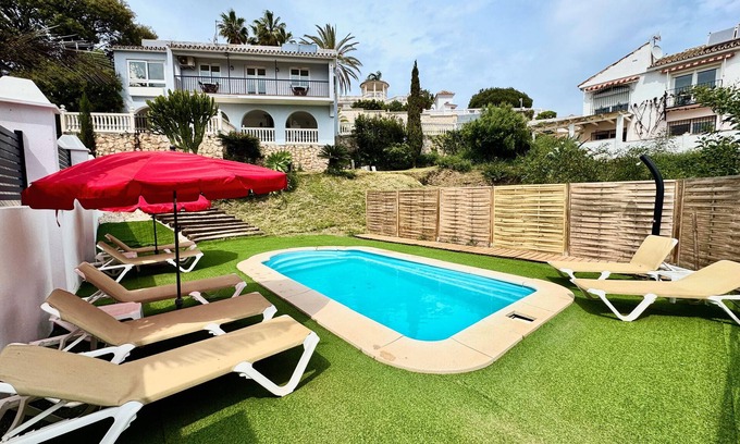 Mijas Villa | Beautiful Villa near Fuengi with Sea Views & Private Pool