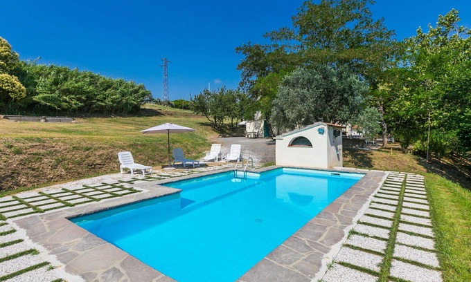 Rosignano Marittimo Villa | Pet-Friendly Villa with Pool & Ocean Views for 10 Guests