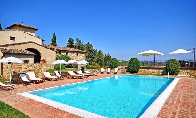 San Casciano in Val di Pesa Apartment | Pet-Friendly Apartment with Pool & Panoramic Views